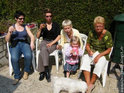 La Dream Team : Nathalie, Amandine, Mamie Noëlle et Mamie Hélène